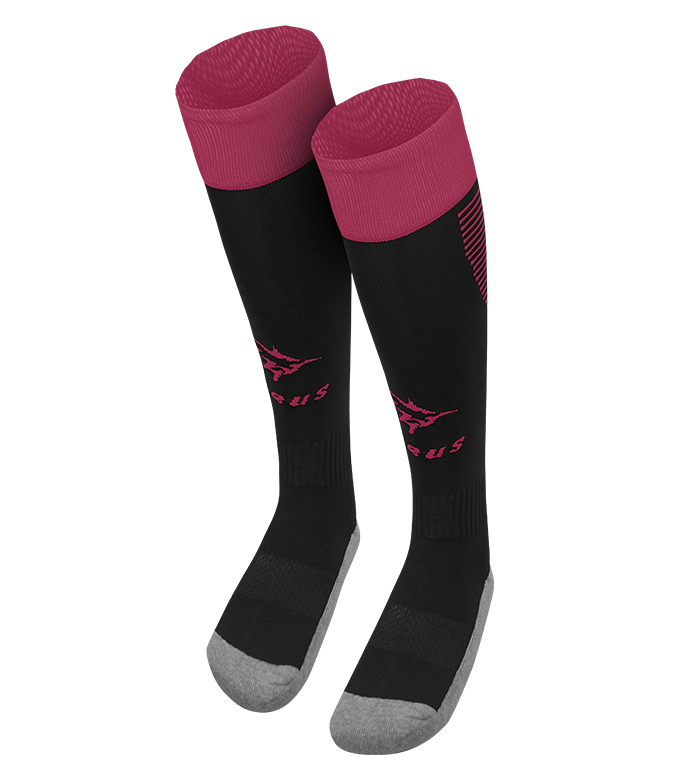 SOCK NEGRO / FUCSIA